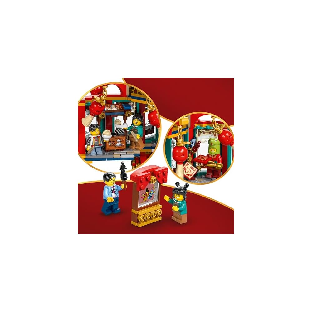 LEGO Lantern Toy Building Set 80116 for Boys and Girls Age 9-11 Decorative Interior Block