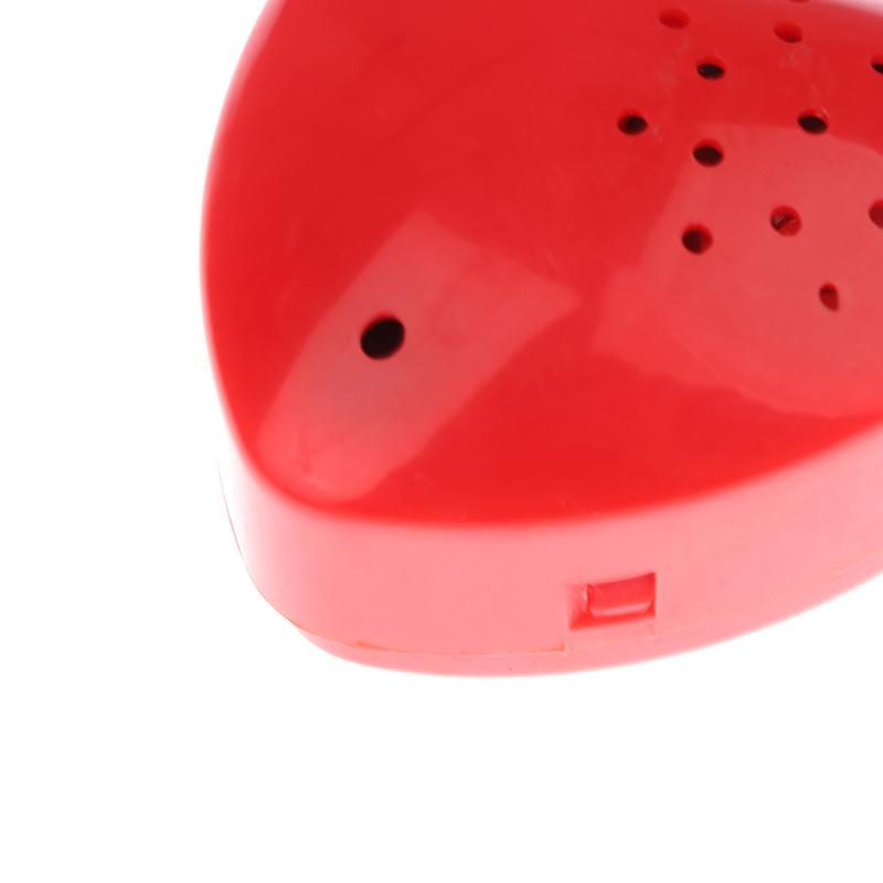 Hlasový záznamník ve tvaru srdce Mini záznamník Programovatelný záznam zvuku pro panenku Plyšová zvířátka