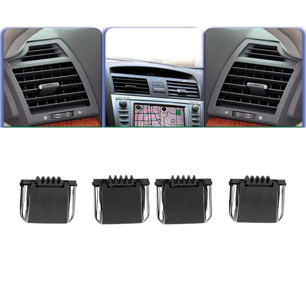 Front A/C Air Vent Tab Clip Repair Kit 4pcs for Toyota Camry 2006-2012