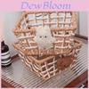 Style Handmade Paper Rope Woven Storage Basket For Jewelry And Snacks Organizer