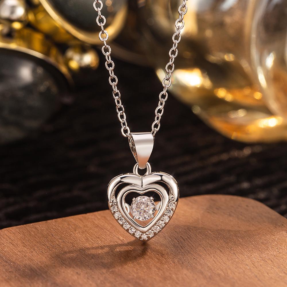 Exquisite Sweet Heart Necklace - Creative & Stylish Clavicle Chain