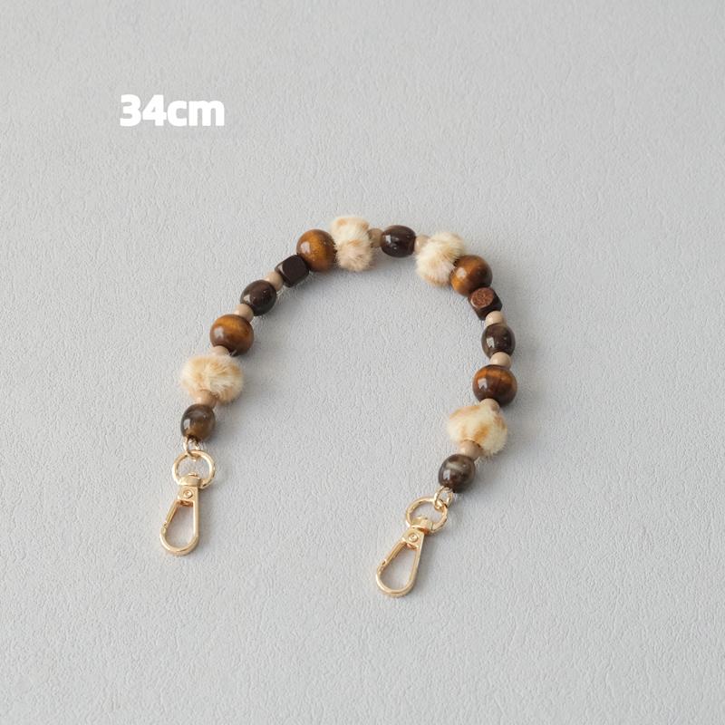 New Fashion Woman Bag Accessory Detachable Candy Beaded Chains Cute Acrylic Luxury Strap Women Elegant Bag Shoulder Handle Chain