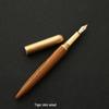 Brass Sandalwood Fountain Pen Set for Students - Customizable Signature Pen with Engraved Logo