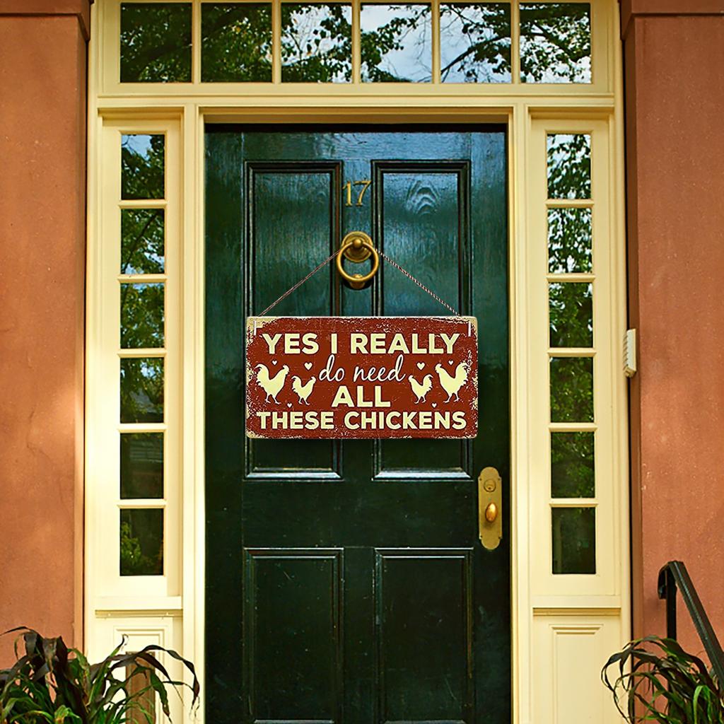 Funny Farm Wall Decoration Signs Hanging Wooden Decoration Funny Garden Signs