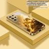 The Golden Noble Tiger For Samsung Galaxy S26 S20 FE S21 S22 S23 Plus S24 Ultra 25Ultra S21+ S9 S22 Golden glass phone case