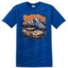Camiseta Carro de Corrida Paisagem Montanha Gráfico Estilo Vintage Tee 76-80 chars