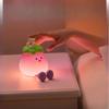 1Pc Cartoon Eggplant Night Light Bedroom Soft Light Eye Protection with Sleeping Atmosphere Silicone Light Three-speed Adjustment Delay Turn Off Light