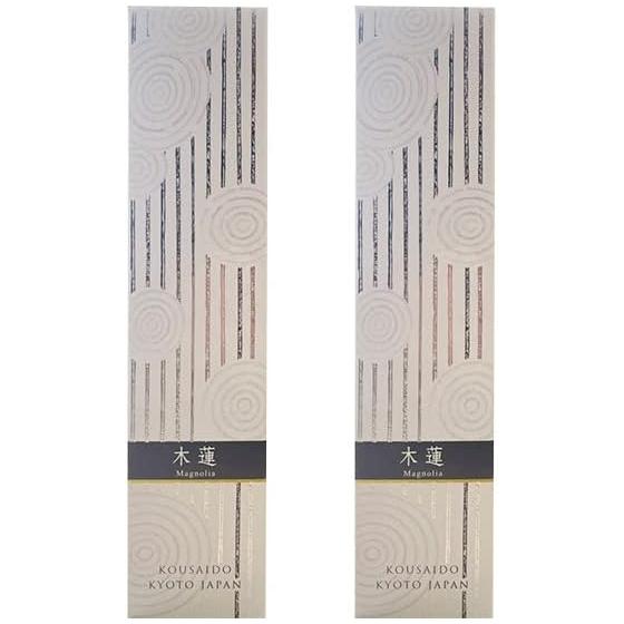 Smells like French perfume Kosaido Incense Hyakuraku Magnolia Set of 2 Incense Kyoto Stick Type Made in Japan Aroma Incense