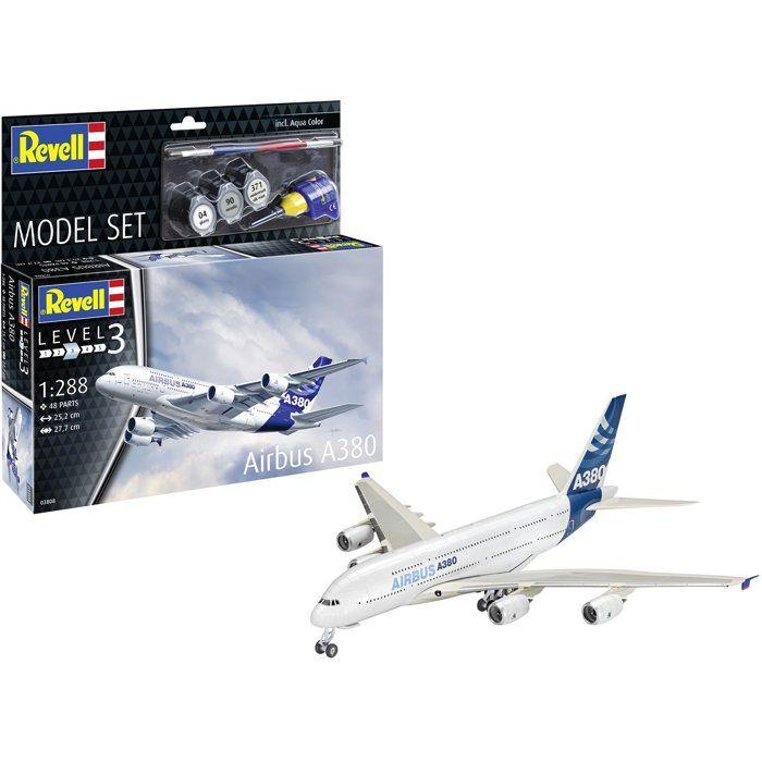 Revell 63808 1:288 Model Set Airbus A380 Mit Basiszubehör - Bild 6