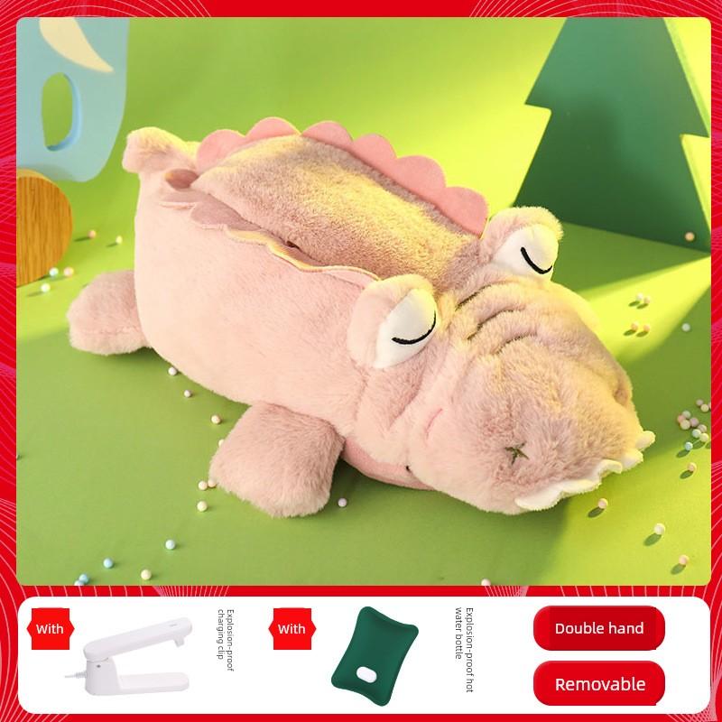 Rechargeable Hot Water Bag Washable Explosion-Proof Heating Pad Girls' Belly Warming Hand Warmer Plush Cute Cartoon Electric Heater