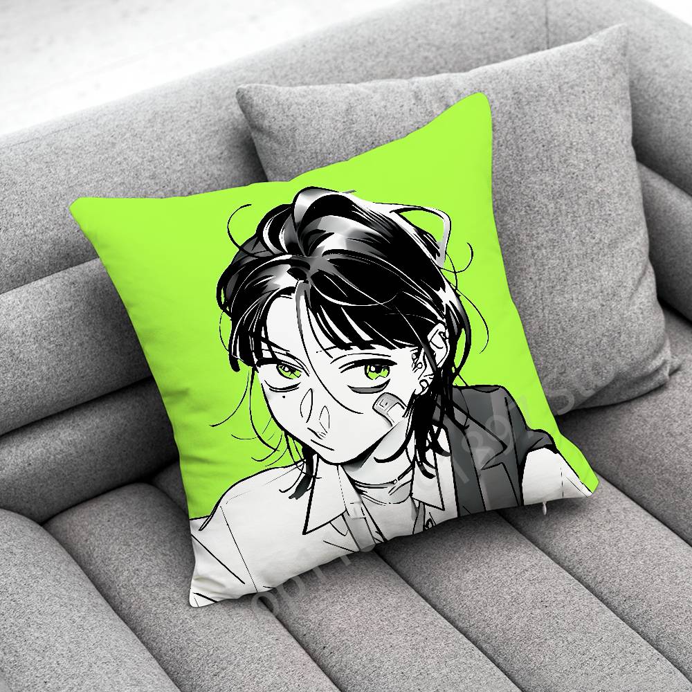 Mitsuki Koga Aya Tgswiiwagaa Throw Pillow Case For 55x55cm 30x30cm 50x50cm 45x45cm 40x40cm Square Chair Pillowcase Case