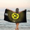 1pc B-BVB Beach Towel, Beach and Seaside Swimming Pool Equipment, Fashion Pattern, Rectangular, Travel Essentials