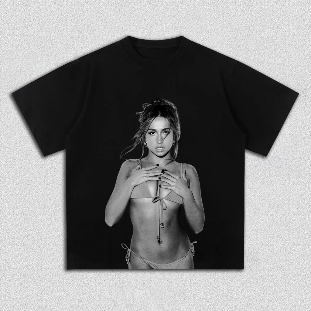 Tate McRae Retro Aesthetic T-Shirt Men Women Casual Cotton Y2K Streetwear Short Sleeve Tee Top