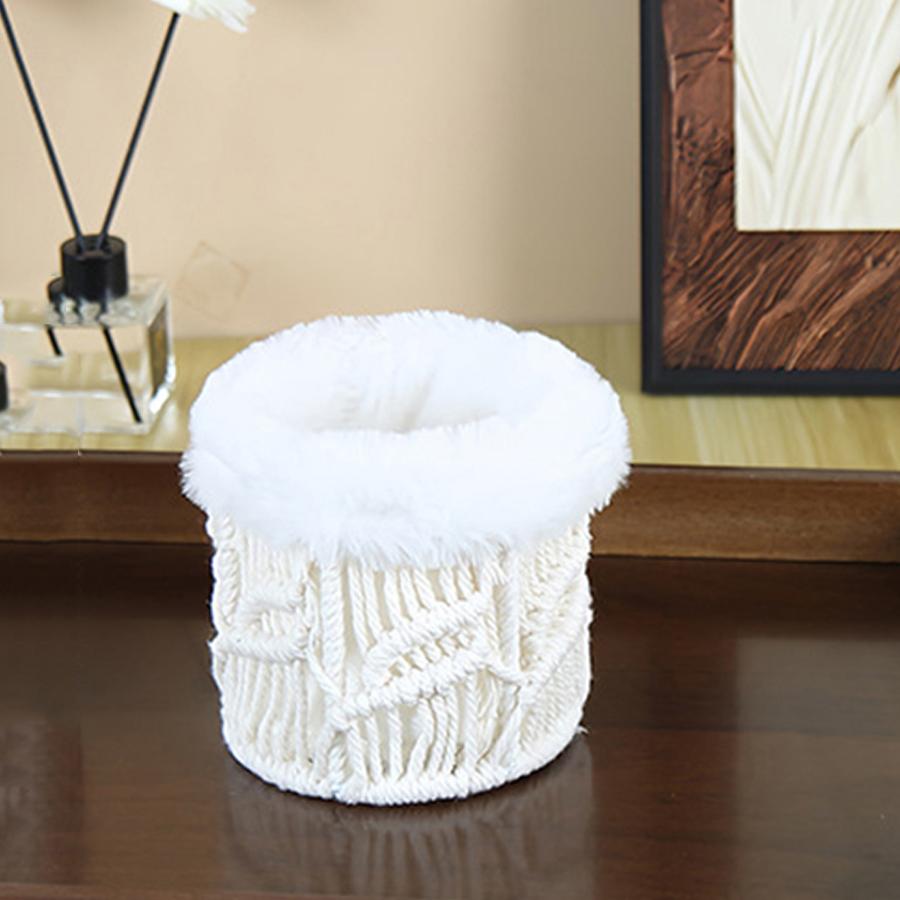 

Glasses Holder with Velvet Lining Glasses Holder Woven Storage Box Suitable for Bedside Tables Tabletops Bathrooms Home Decorati