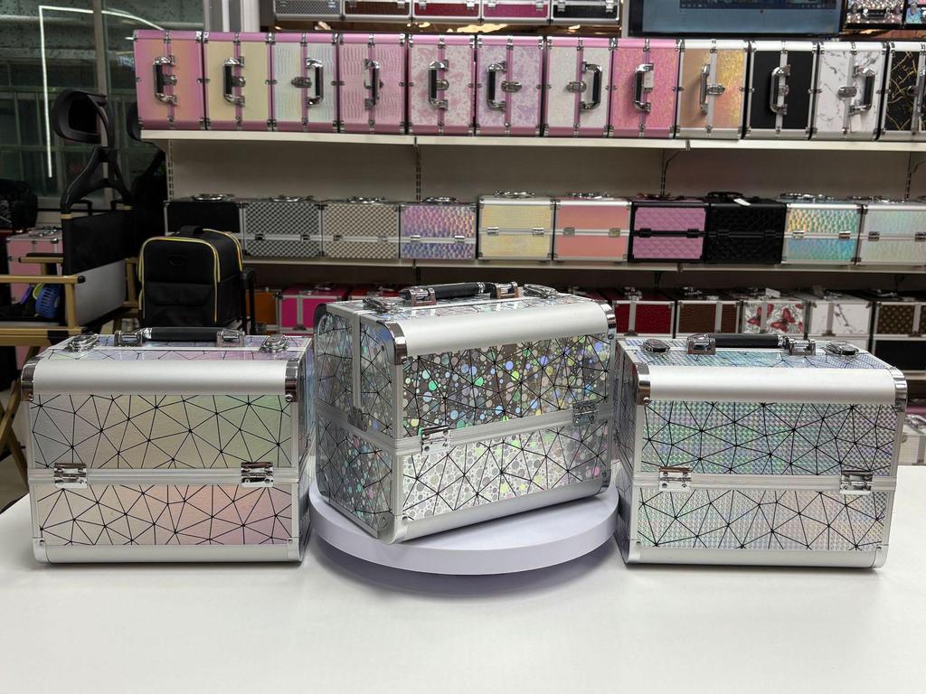 2-in-1 Professional Makeup & Nail Art Storage Case for On-Site Service