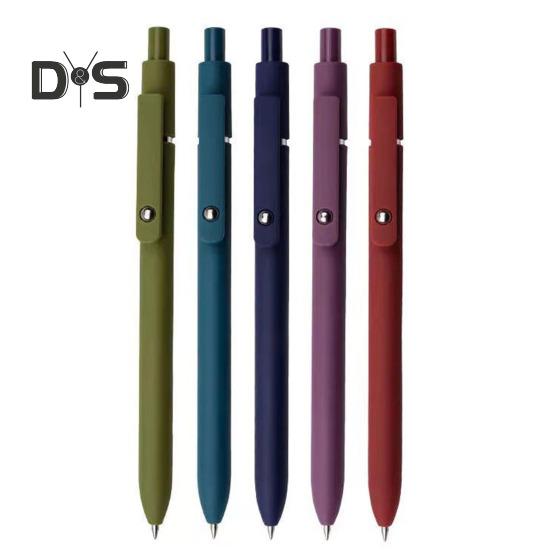 

Набор из 5 гелевых ручек 0,5 мм с быстросохнущими черными чернилами, тонким кончиком, гладким пишущим элементом, стальным шариковым зажимом, удобным захватом, ручками для заметок B