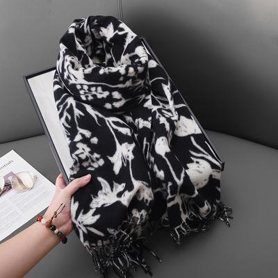Kaschmir Fransen Blumenschal Damenmode Temperament Schal High-End Damenschal