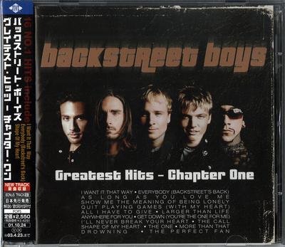 CD BACKSTREET BOYS  Greatest Hits  Chapter One ZJCI10051 Jive 2001 Japan Pop Used