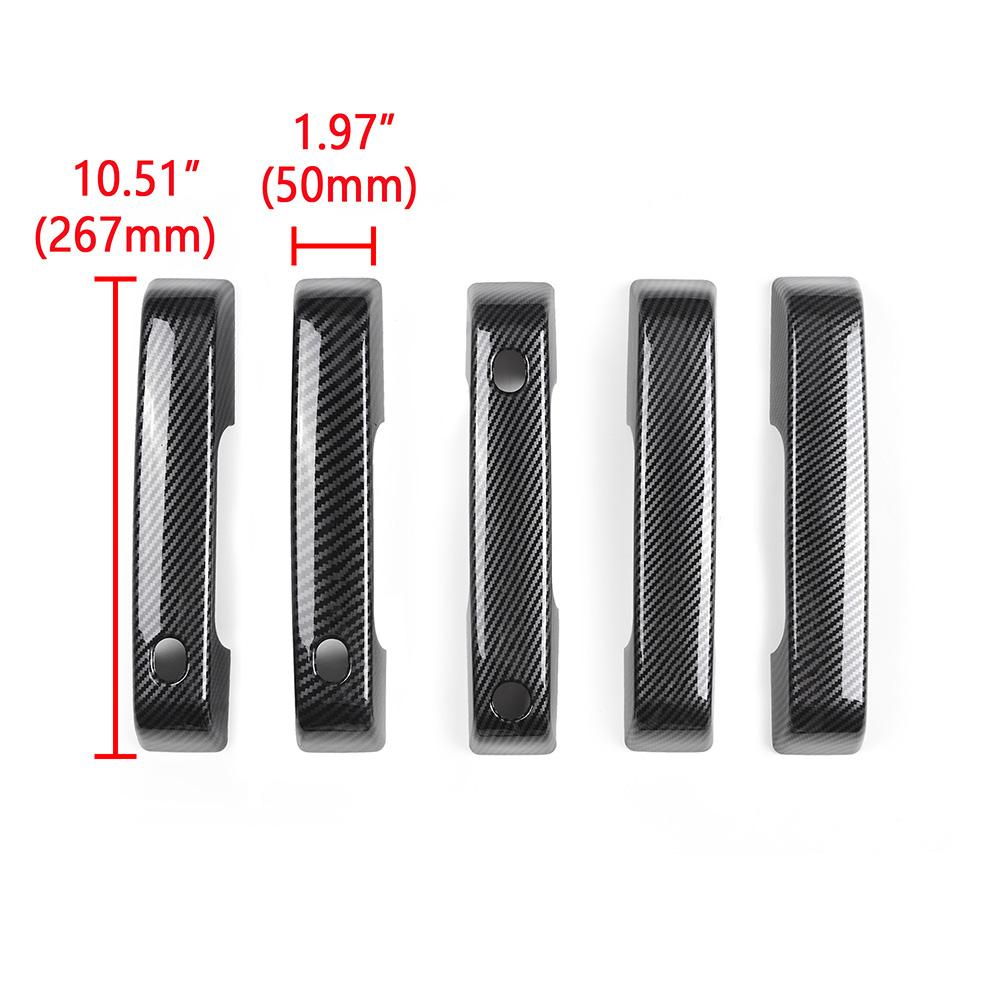 Rime pentru mânerul ușii mașinii, autocolant, ornamente, protecție împotriva zgârieturilor, potrivite pentru Ford Bronco 2022 4 uși, piese modificate pentru decorarea auto