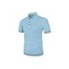 Summer ice silk lapel POLO men's short-sleeved T-shirt, men's top