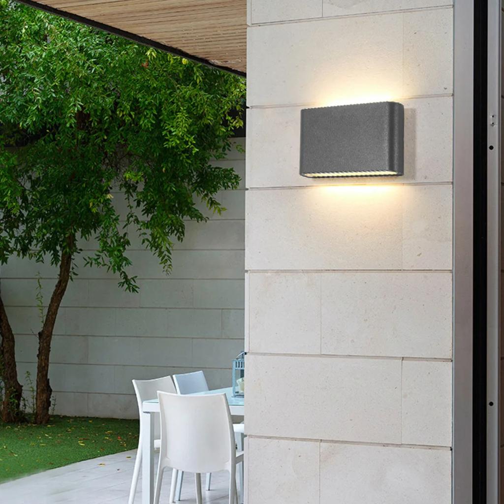 New Enhance your outdoor space with these elegant, stylish, and durable waterproof 12W LED aluminum outdoor wall lamps. These mo