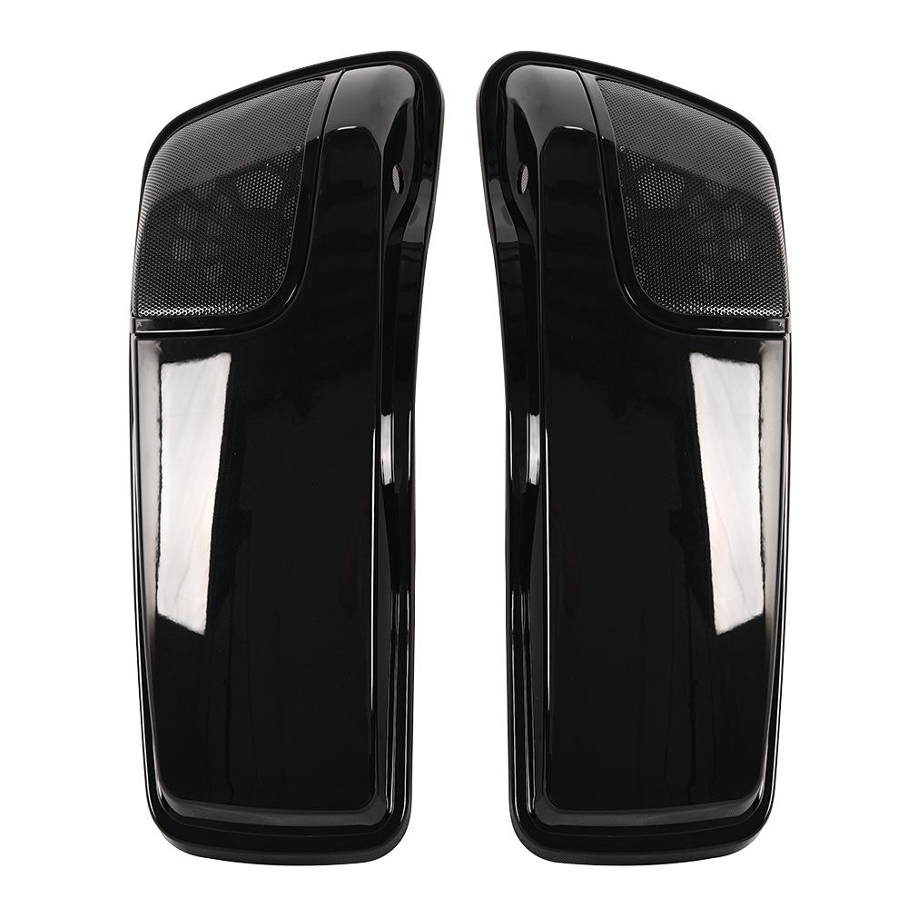 5x7 Motorcycle Speaker Covers with Iron Mesh for Harley 14-23 Road Glide, Street Glide, and CVO Models