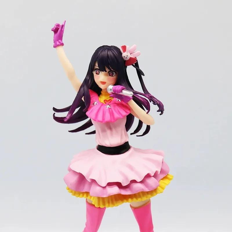 Auf Lager [Oshi No Ko] Anime Figur Idol Sängerin Hoshino Ai Actionfigur Kawaii Stern Arima Kana Figur PVC Sammlermodell Spielzeug