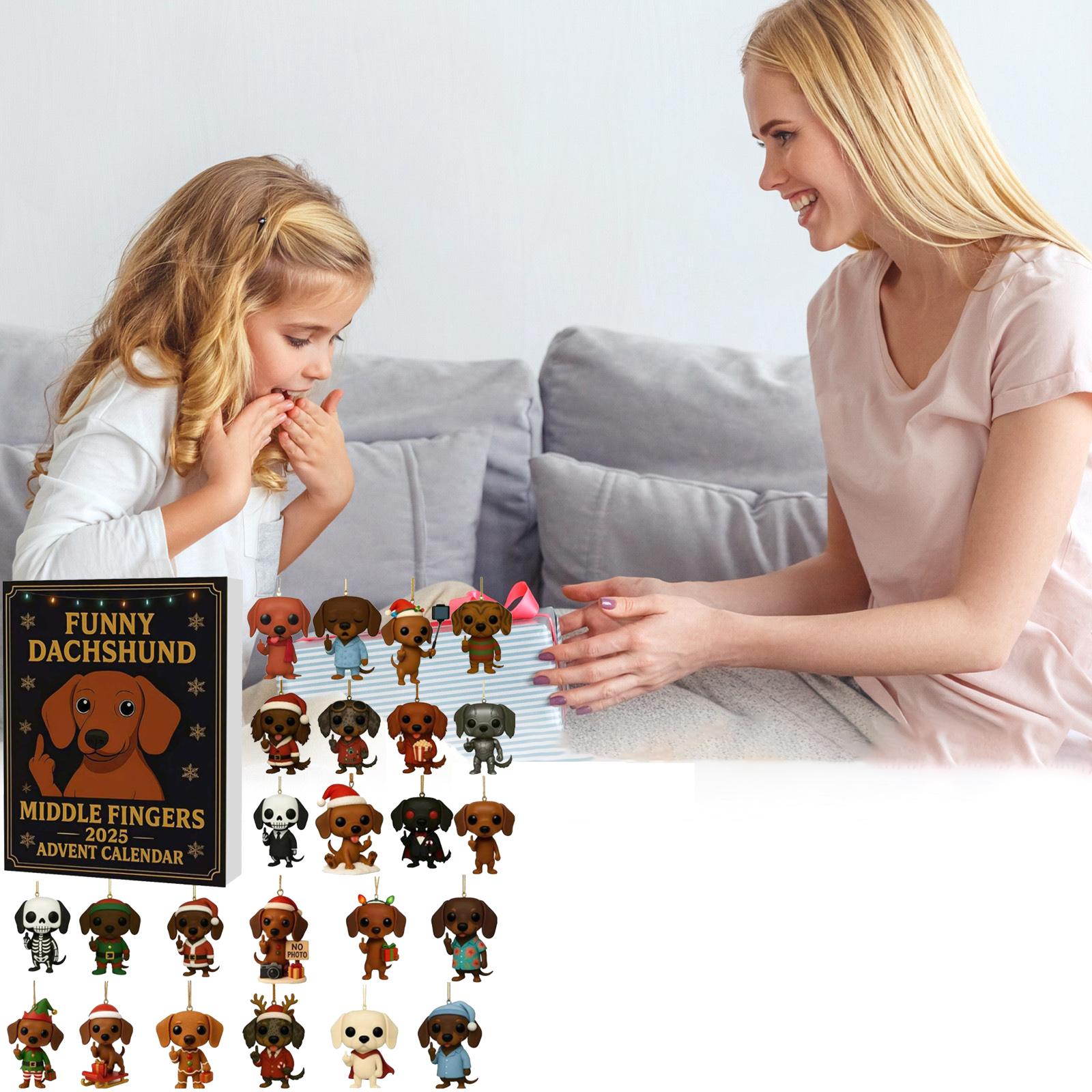 

2D Плоский Акриловый Мистери Бокс 24 шт. Подвеска с Коробкой в Виде Самолета Забавный Рождественский Календарь Обратного Отсчета One Size