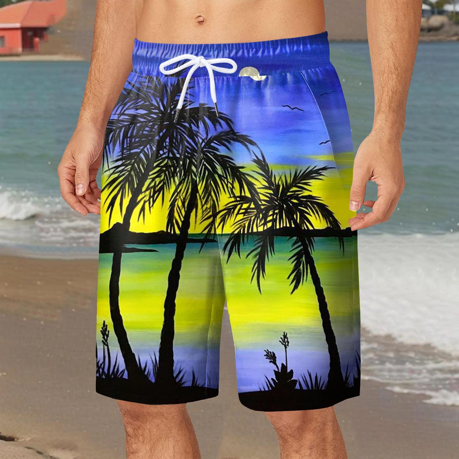 Hawaiian Style 3d Printed Summer Men S Shorts Quick Dry Swimming Oversized Casual Beach Pants Fashion Trend Men Clothing XL
