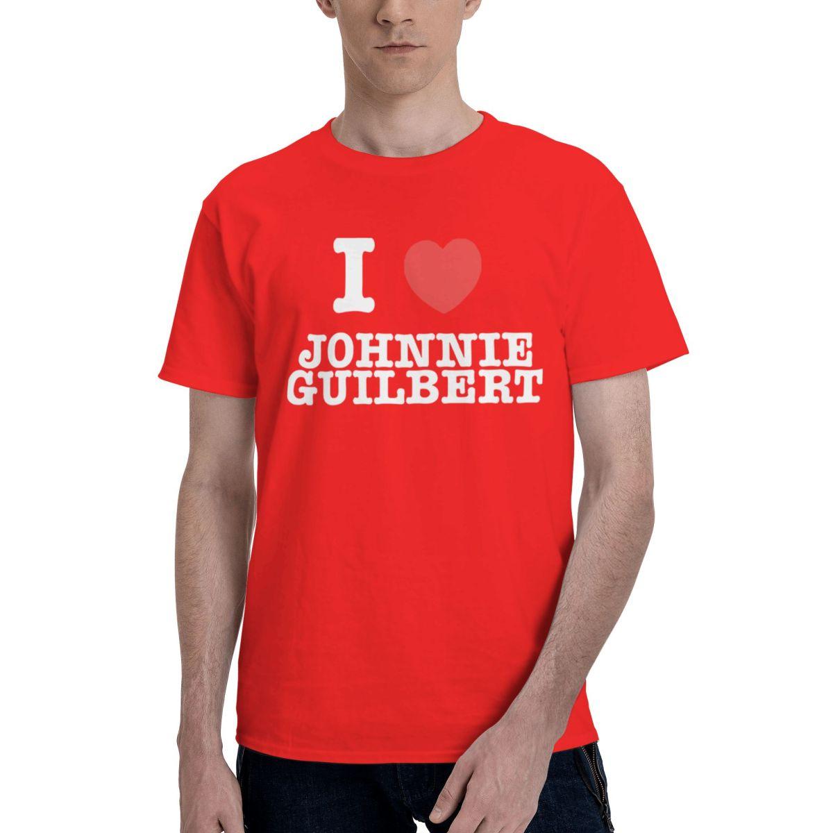 I Love Johnnie Guilbert 100 Cotton Casual Breathable Confortable Kawaii Short Sleeve TShirt Funny Shirt S