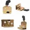 Universal Door Lock with Anti Rusts  Features Heavy Duty Door Handle Lock Latches for Electric Tricycle & Heavy Equipment