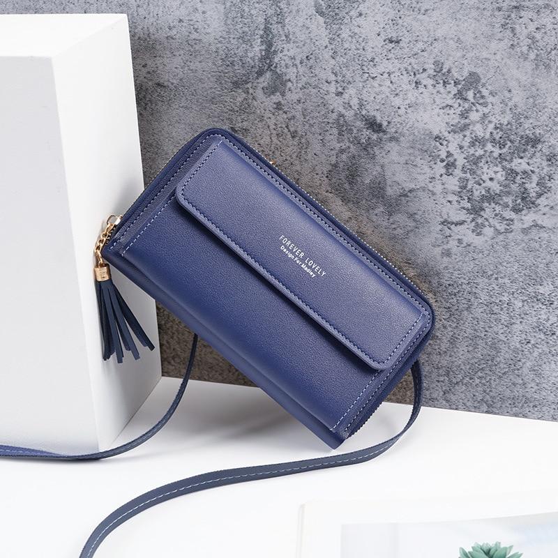 Soft Leather Women Crossbody Bags Big Capacity Shoulder Bag Fashion Phone Pouch Mini Messenger Bag Clutch Wallet for Girl Bolsas