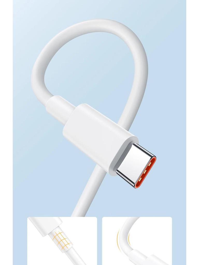 120W Super Fast Charging Type-C Cable for Huawei 6A, Oppo, Honor, Vivo, and Android Universal.