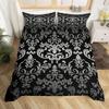 Feelyou Sunflower Duvet Cover Botanical Floral Printed Bedding Set for Kids Women Adults Yellow Blossom Flowers Comforter Cover Wooden Scene
