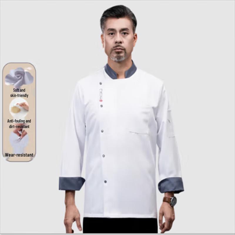 Blue Eagle Shield Premium Chef Jacket L