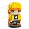 MOC Demon Bricks Anime Figure Slayer Head Tanjirou Mitsuri Inosuke Building Blocks Friends Gift Toys For Children Adult 3D Medol