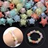 50pcs 16mm Acrylic Star Beads Colorful Transparent Loose Beads For Jewelry Making DIY Bracelet Necklace Phone Key Chain Supplies