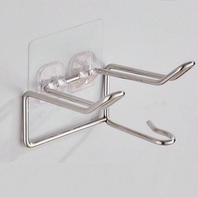 1 Stück-Haartrocknerhalter Edelstahlgestell Toilette Stanzfreier Hänger Badezimmer Haartrockner Wandhängendes Aufbewahrungsregal Heimorganisator