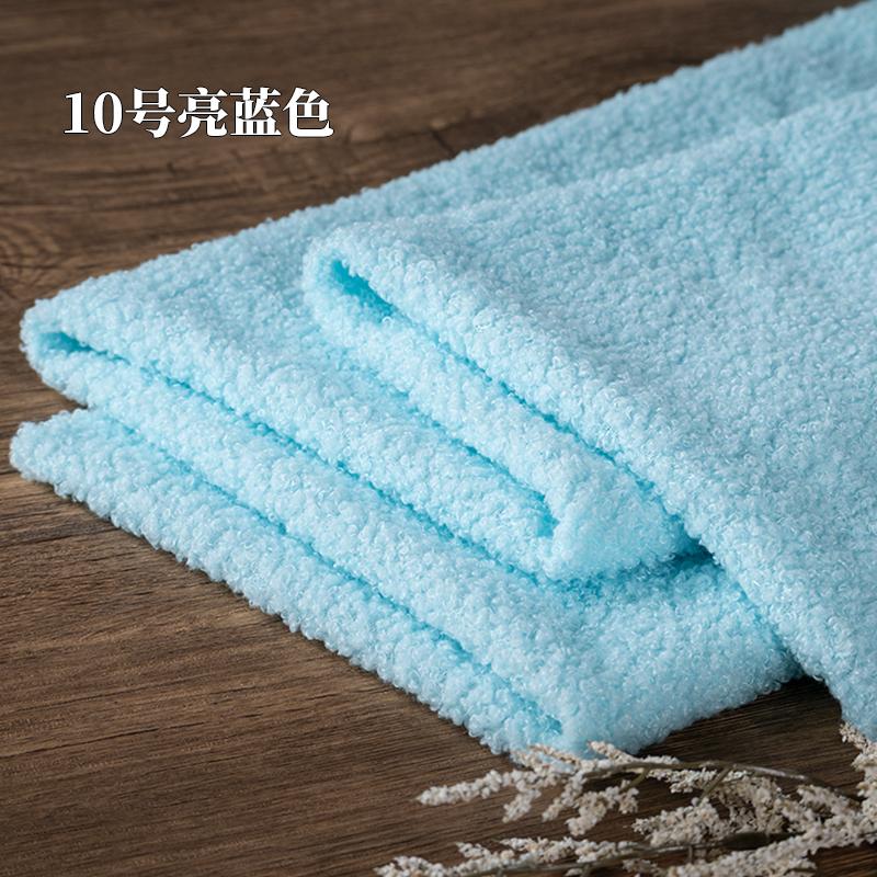 Teddy Plush Fabric Elasticity Soft By The Meter for Toys Pet Nest Cushion Handmade DIY Sewing Faux Lamb Fur Cloth Beige White