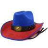 European and American Style Fashion Color Matching Personalized Grassland Knight Hat Adult Daily Versatile Face Small Sun Hat Trendy Top Hat