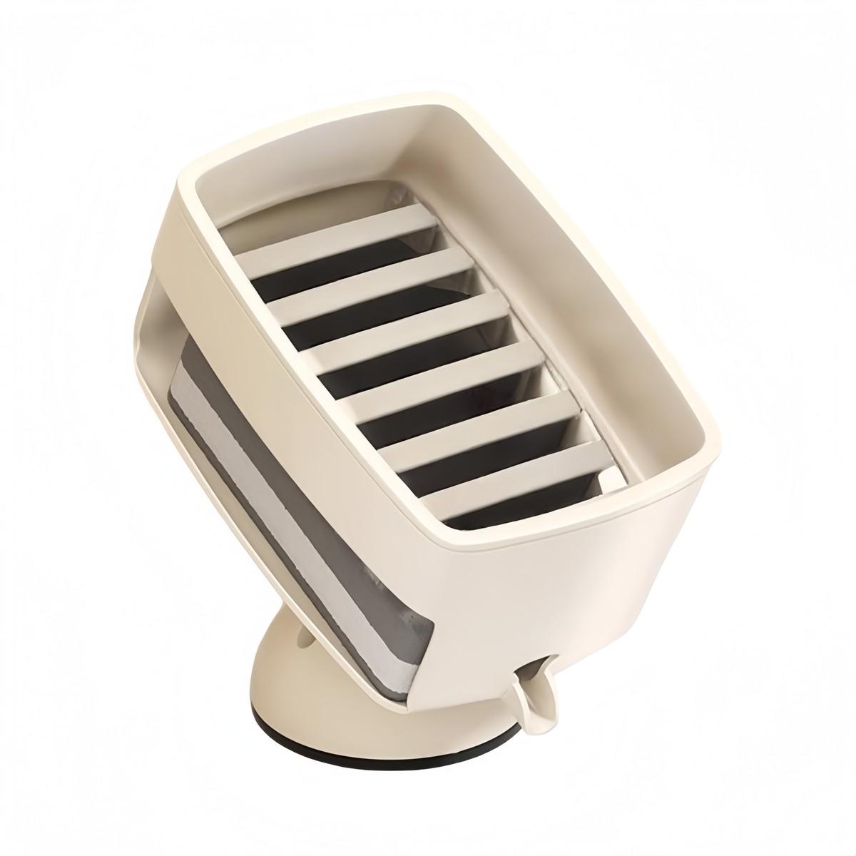 Drain Soap Dish Soap Holder Suction Cup Soap Dish Easy Installation Suction