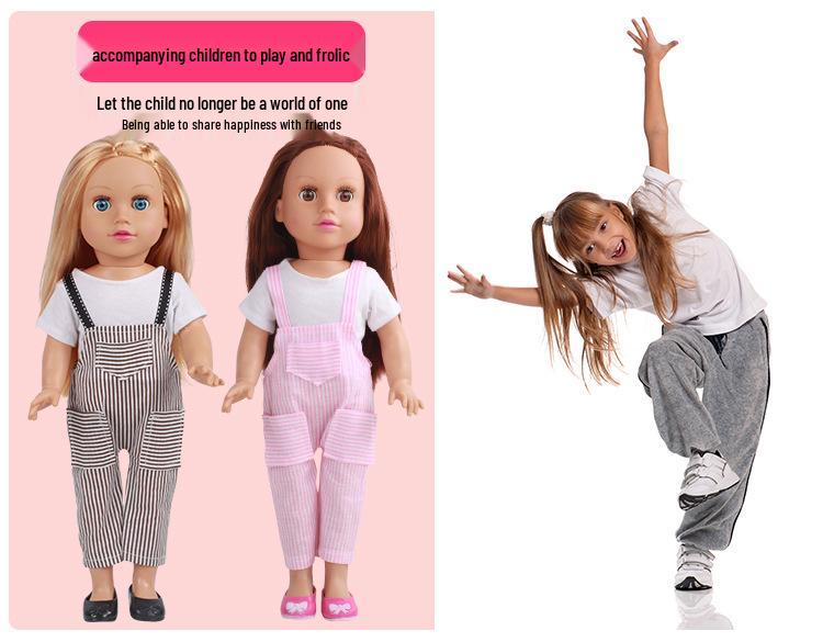 45cm Süße Vinylpuppe für Mädchen-Spielhaus