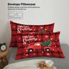 3pcs Merry Christmas themed pattern bedding set, reindeer and Christmas tree, for teenagers and adults bedroom, a Christmas gift