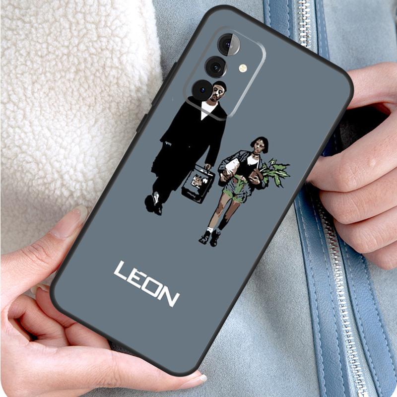 Leon The Professional Phone Case For Samsung Galaxy A54 A34 A14 A15 A25 A35 A55 A53 A33 A13 A52 A32 A12 A51 A71
