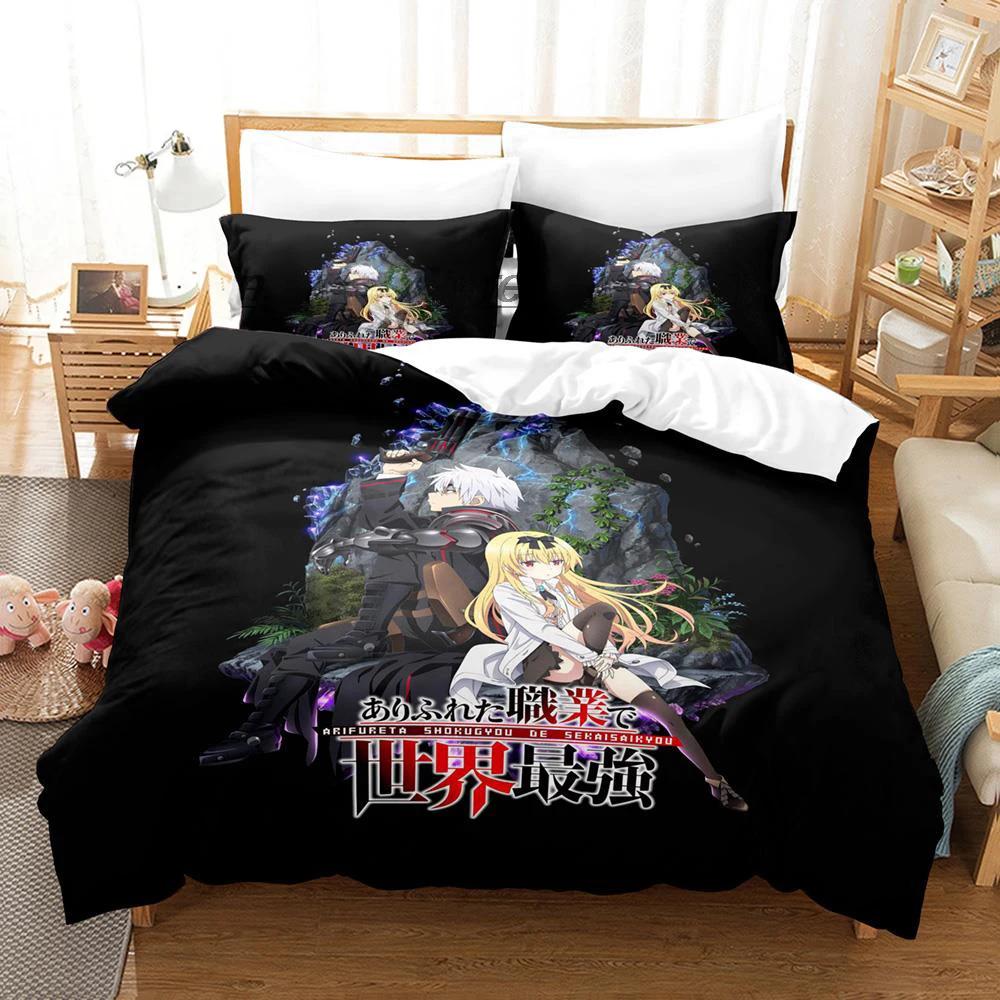 Comforter Anime Arifureta Bedding Set Full Double Single Duvet Bedroom Sets From Commonplace To The World'S Strongest