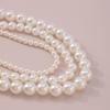 Tooxika Retro Elegant Fashion Choker Necklace Exaggerated Pearl Geometric Personality Temperament Necklace