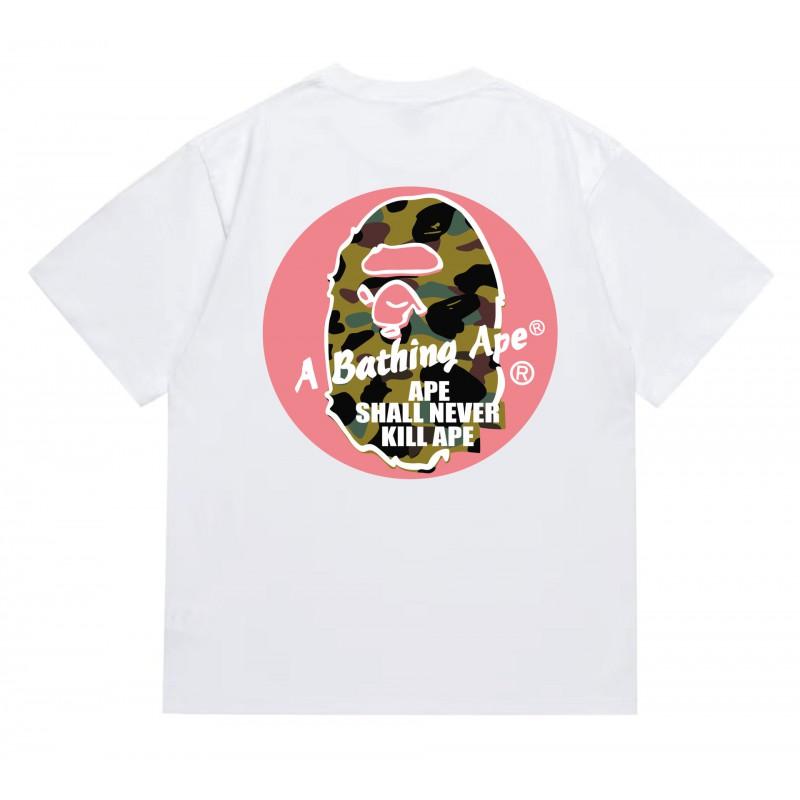 Tricou Bumbac Classic cu Imprimeu Ape Lightning Unisex Mânecă Scurtă Croială Largă Îmbrăcăminte Casual