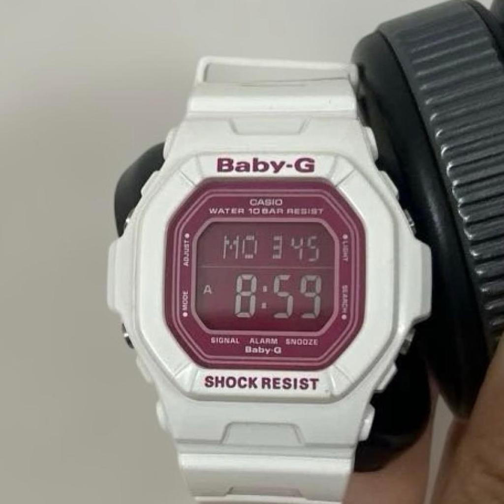 Used CASIO Baby-G BG-5601-7JF White/Pink