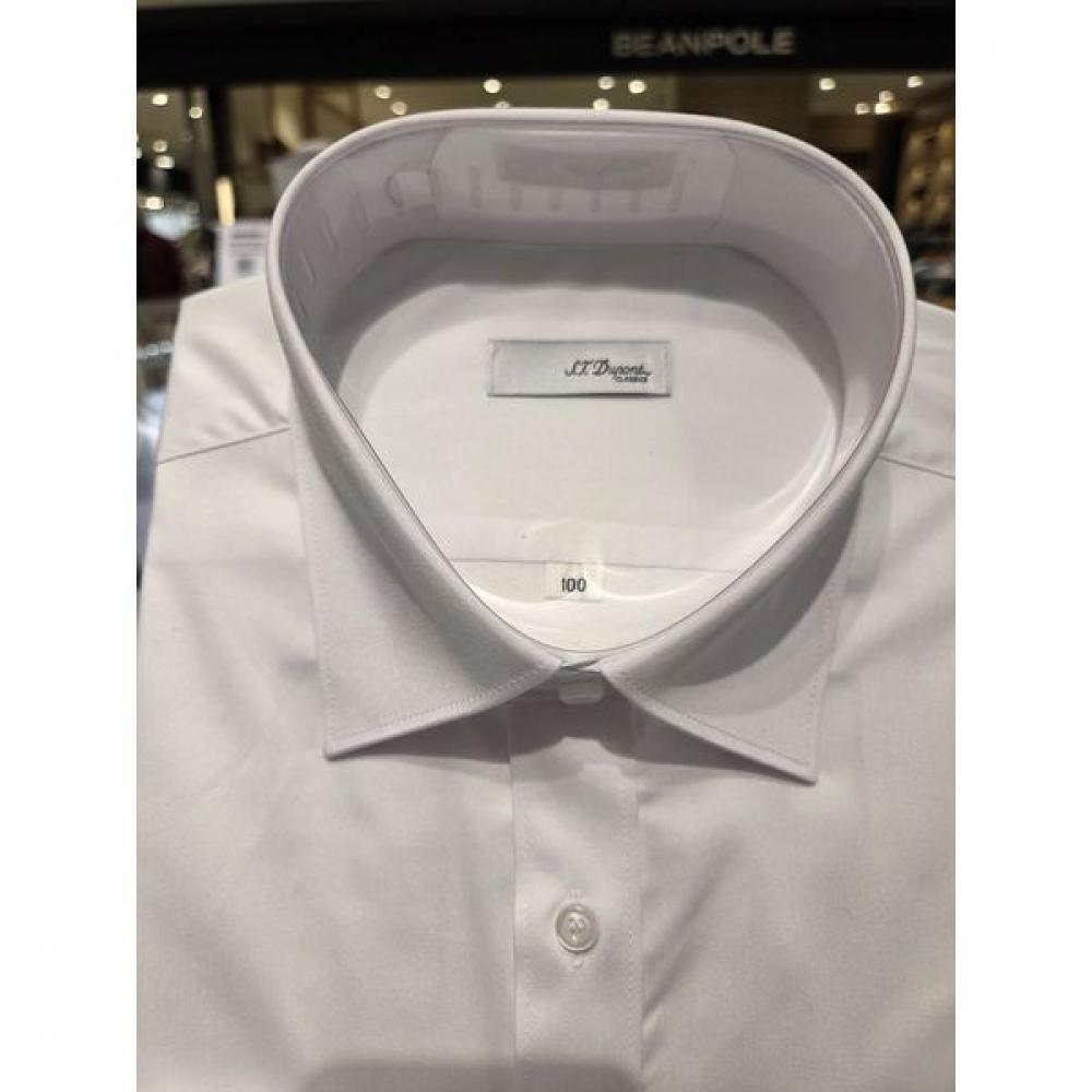 S.t. Dupont Stretch Basic Fit White Shirt Se6sm12ls703swh