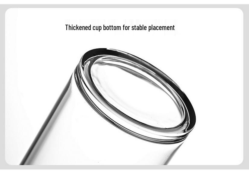 2026 Quick-Open High-Temp Resistant Glass Tea Infuser Cup with Large Capacity and Steel Lid